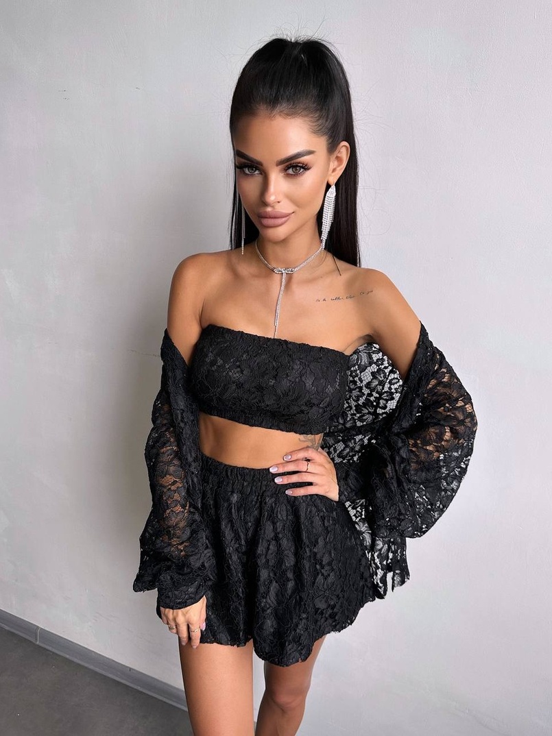 Мереживний комплект трійка  | PUSHKA SHOP