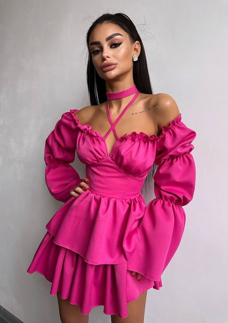 Сукня з чокером  | PUSHKA SHOP