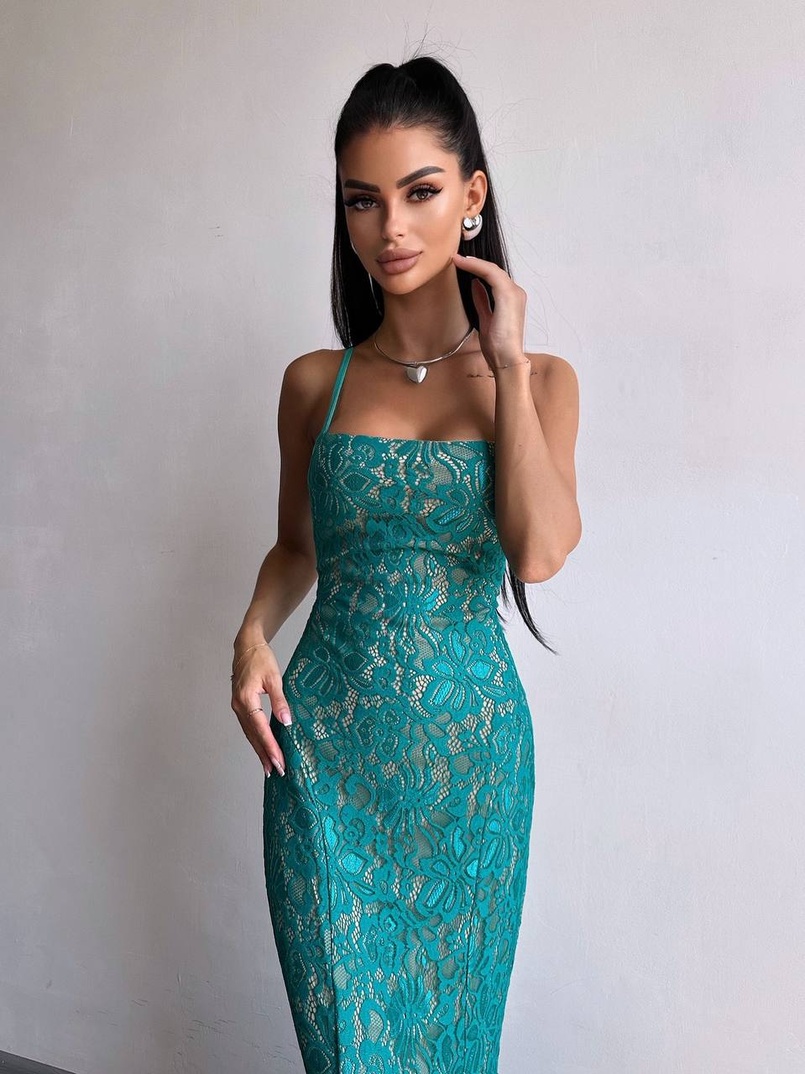 Мереживна сукня максі   | PUSHKA SHOP