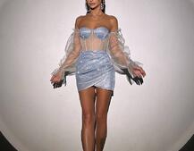 Сяючий комплект: корсет + спідниця  | PUSHKA SHOP