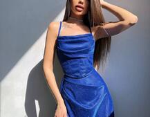 Сяючий комплект: корсет + спідниця максі | PUSHKA SHOP