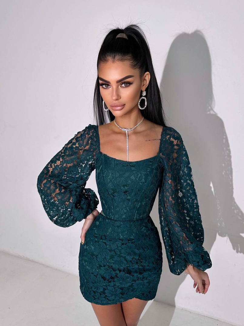 Мереживний комплект: корсет + спідниця міні | PUSHKA SHOP