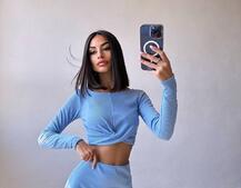 Комплект: топ + спідниця с розрізами Комплект: топ + спідниця с розрізами | PUSHKA SHOP