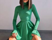 Сукня міні зі спідницею-сонцем Сукня міні зі спідницею-сонцем | PUSHKA SHOP