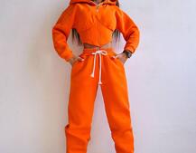 Комплект на флісі : худі з елементами корсету + штани  | PUSHKA SHOP