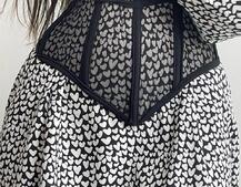 Приталена сукня з принтом  + прозорий корсет Приталена сукня з принтом  + прозорий корсет | PUSHKA SHOP