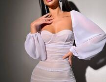 Корсетна сукня з чашечками з ефектом push up з драпіруванням Корсетна сукня з чашечками з ефектом push up з драпіруванням | PUSHKA SHOP