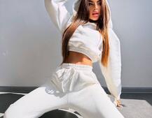 Базовий костюм на флісі з об'ємними капюшоном | PUSHKA SHOP