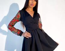 Милое платье  с пышной юбочкой   | PUSHKA SHOP