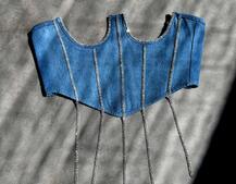 корсет декорований камінцями  Ручна робота | PUSHKA SHOP