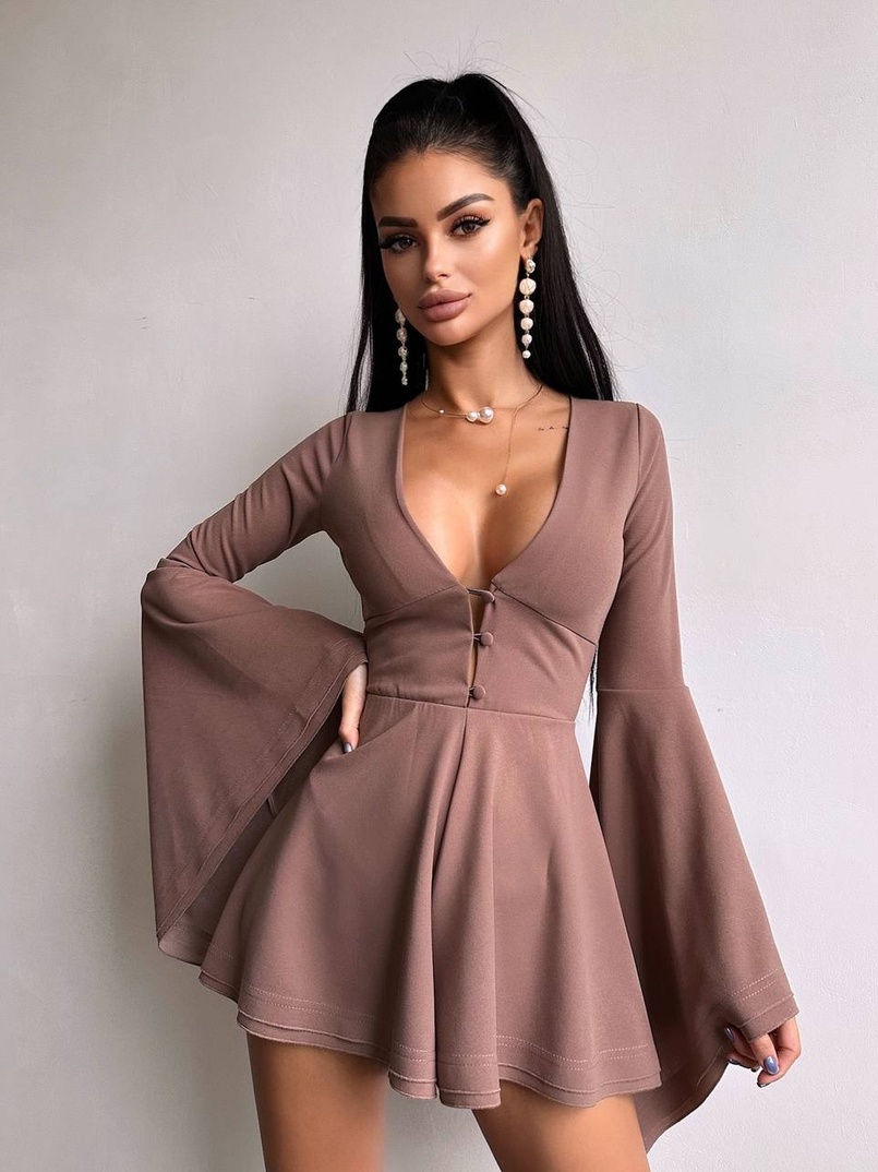 Ромпер з розкльошеними рукавами Ромпер з розкльошеними рукавами | PUSHKA SHOP