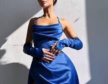 Комплект: корсет з рукавичками + спідниця максі з драпіруванням   Комплект: корсет з рукавичками + спідниця максі з драпіруванням   | PUSHKA SHOP