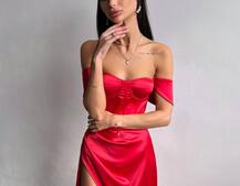 Атласний комплект: корсет бюстʼє + спідниця максі Атласний комплект: корсет бюстʼє + спідниця максі | PUSHKA SHOP