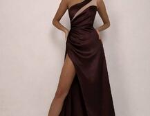 Атласна сукня максі  | PUSHKA SHOP