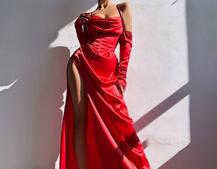 Комплект: корсет з рукавичками + спідниця максі з драпіруванням   | PUSHKA SHOP