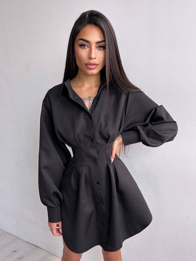 Приталена сорочка + корсет з блискавкою Приталена сорочка + корсет з блискавкою | PUSHKA SHOP