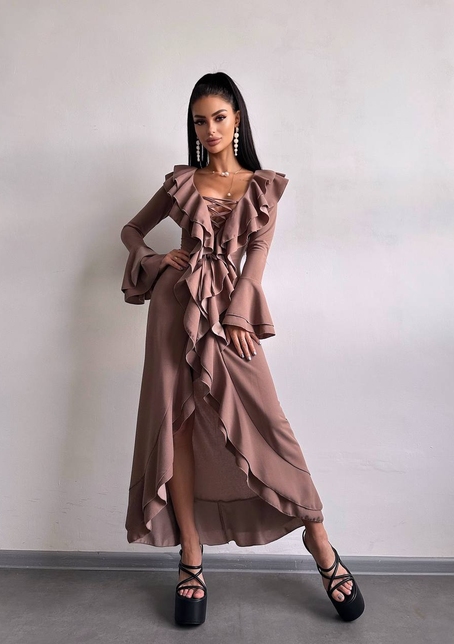 Сукня з воланами  Сукня з воланами  | PUSHKA SHOP