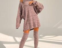 Трикотажна сукня-двійка + гетри  | PUSHKA SHOP
