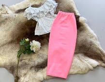 Розовая юбка карандаш  | PUSHKA SHOP