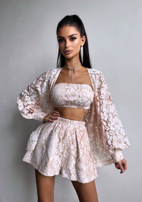 Мереживний комплект трійка  | PUSHKA SHOP