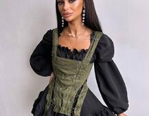 Комплект: сукня + корсет  | PUSHKA SHOP