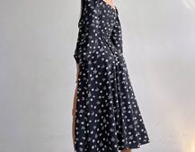 Сукня міді з розрізом на спідниці Сукня міді з розрізом на спідниці | PUSHKA SHOP