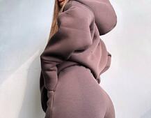 Теплий комплект: худі + спортивні штани Теплий комплект: худі + спортивні штани | PUSHKA SHOP