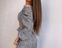 Комплект: топ із зав'язками на талії + спідниця міді з розрізом Комплект: топ із зав'язками на талії + спідниця міді з розрізом | PUSHKA SHOP