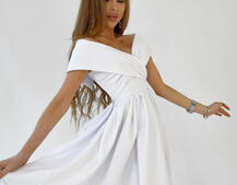 Платье-макси с разрезом Платье-макси с разрезом | PUSHKA SHOP