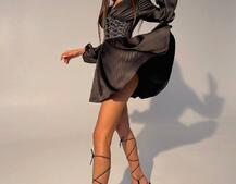 Корсетное платье с пышной юбкой   | PUSHKA SHOP