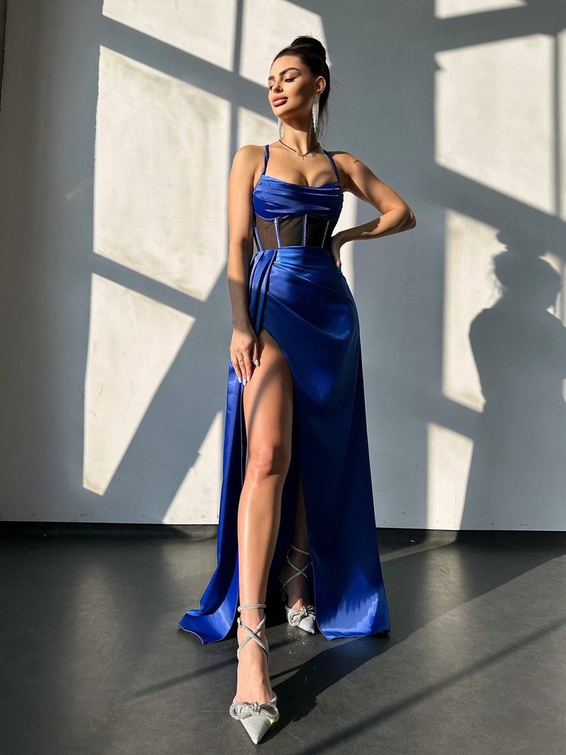 Комплект: корсет, декорований стразами + спідниця максі з драпіруванням Комплект: корсет, декорований стразами + спідниця максі з драпіруванням | PUSHKA SHOP