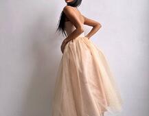 Сукня міді із чашечками з пишною спідницею Сукня міді із чашечками з пишною спідницею | PUSHKA SHOP