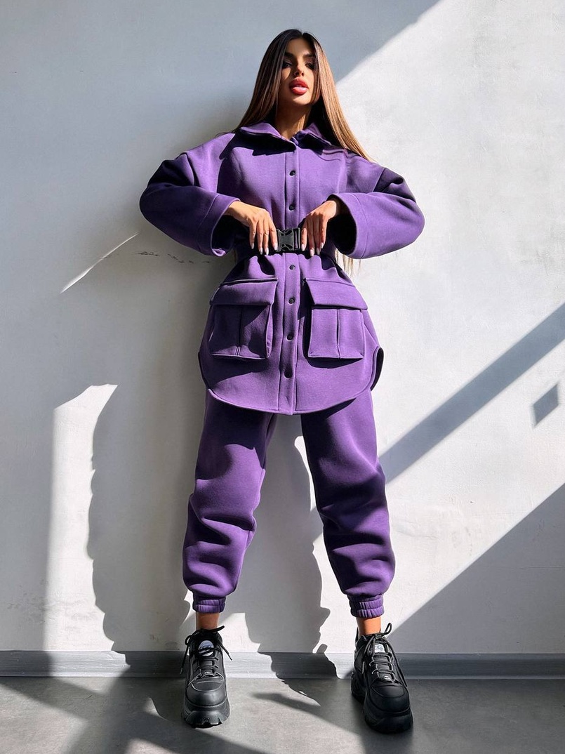 Комплект: тепла сорочка на кнопках + джоггери | PUSHKA SHOP