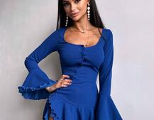 Сукня з з воланами на ґудзиках Сукня з з воланами на ґудзиках | PUSHKA SHOP