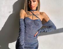 Сяюча корсетна сукня бюстьє | PUSHKA SHOP