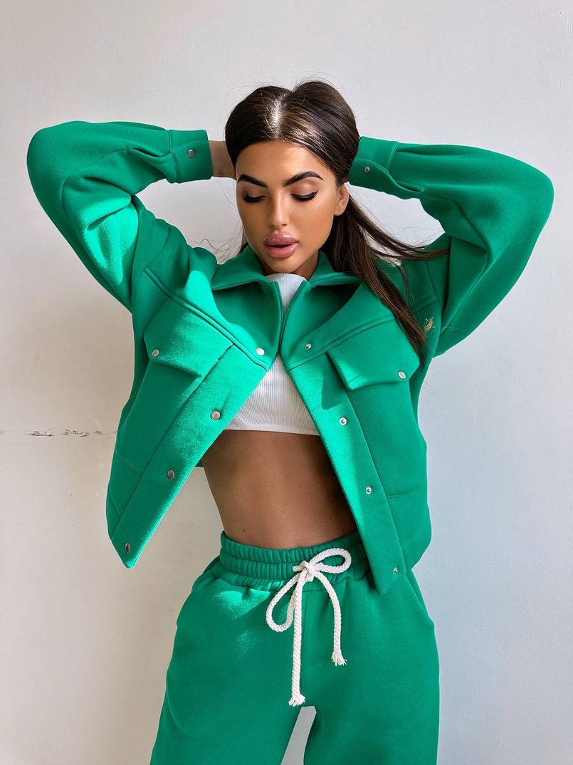 Комплект: тепла сорочка на кнопках + джоггери Комплект: тепла сорочка на кнопках + джоггери | PUSHKA SHOP