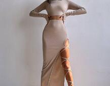 Комплект: топ + спідниця із зав‘язками на ніжку Комплект: топ + спідниця із зав‘язками на ніжку | PUSHKA SHOP