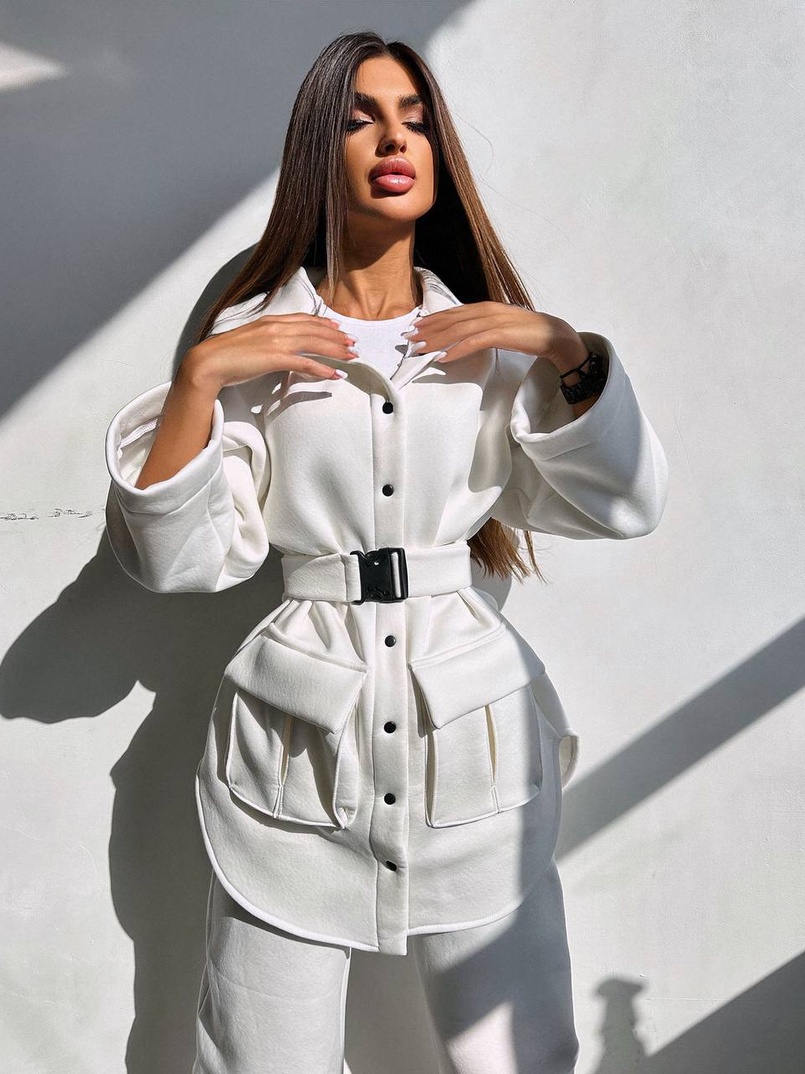 Комплект: тепла сорочка на кнопках + джоггери | PUSHKA SHOP