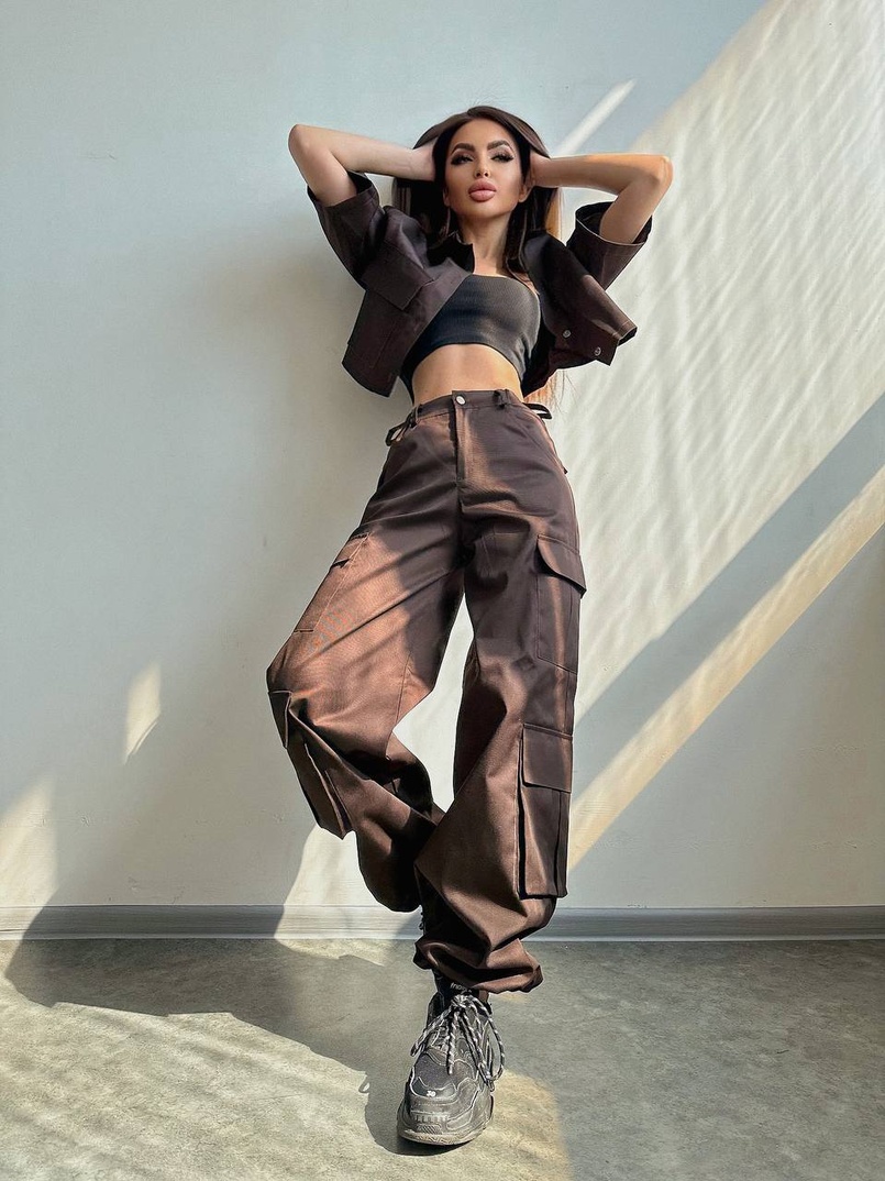 Комплект: сорочка та штани карго Комплект: сорочка та штани карго | PUSHKA SHOP