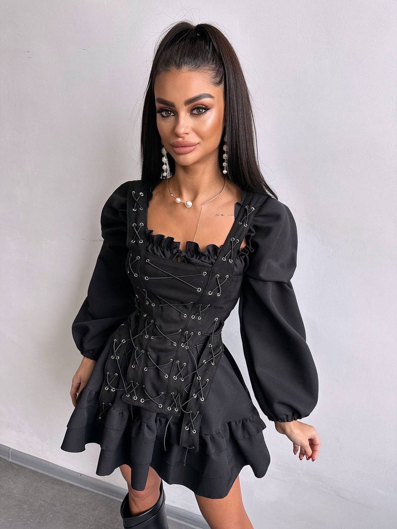 Комплект: сукня + корсет  | PUSHKA SHOP