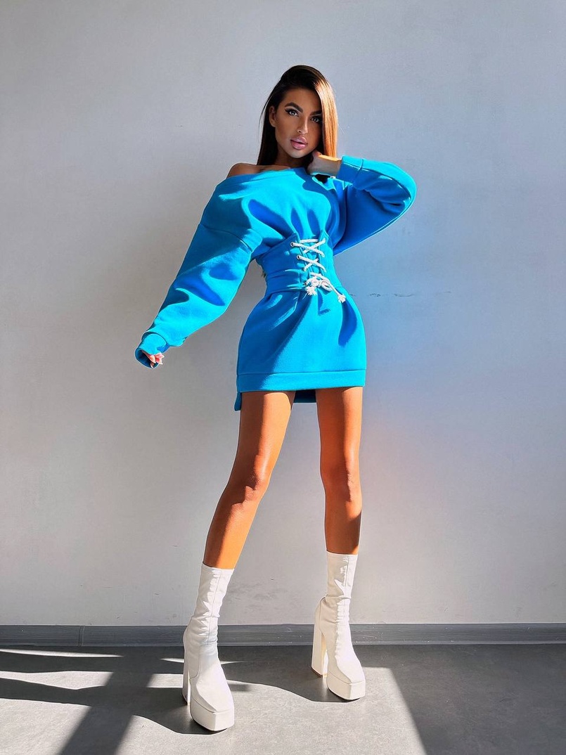 Тепле затишне худі over-size на флісі + корсет на шнурівці Можна носити з корсетом та без | PUSHKA SHOP