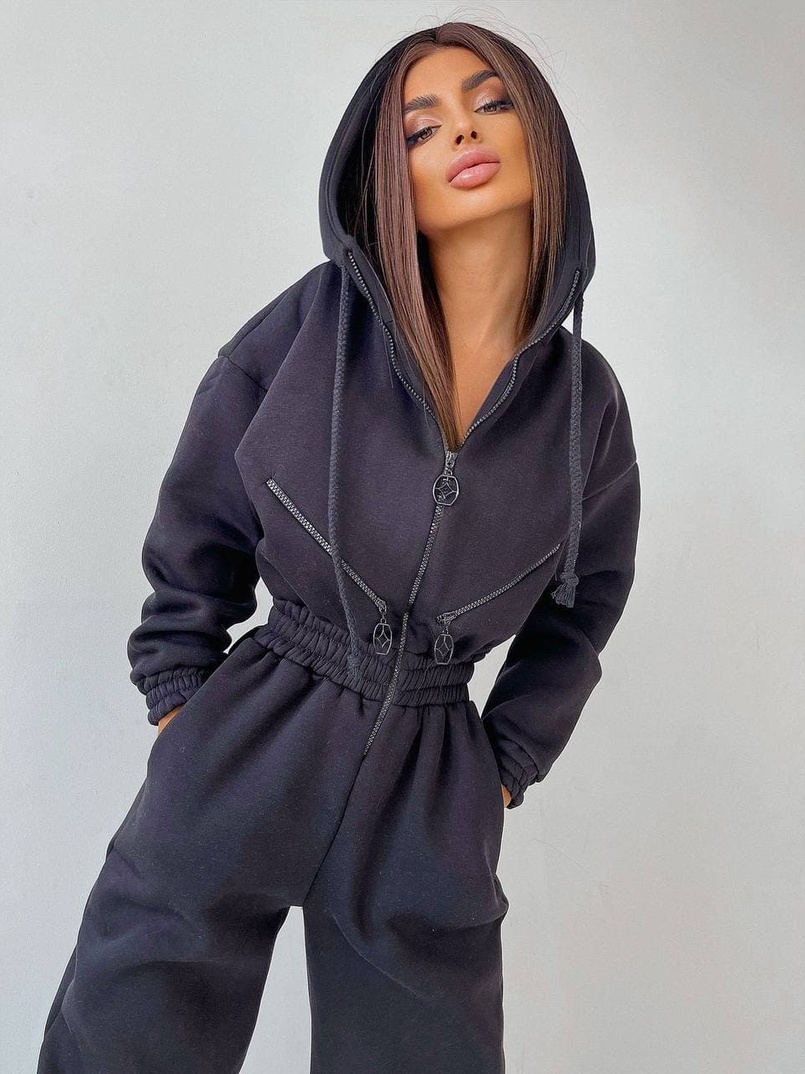 Тёплый комбинезон на молнии  | PUSHKA SHOP