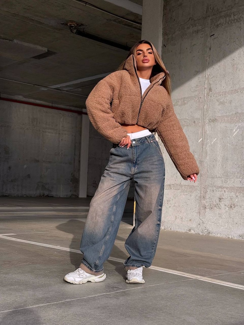 Курточка пуффер на блискавці | PUSHKA SHOP