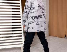 Тёплая куртка с креативным принтом❄️ | PUSHKA SHOP