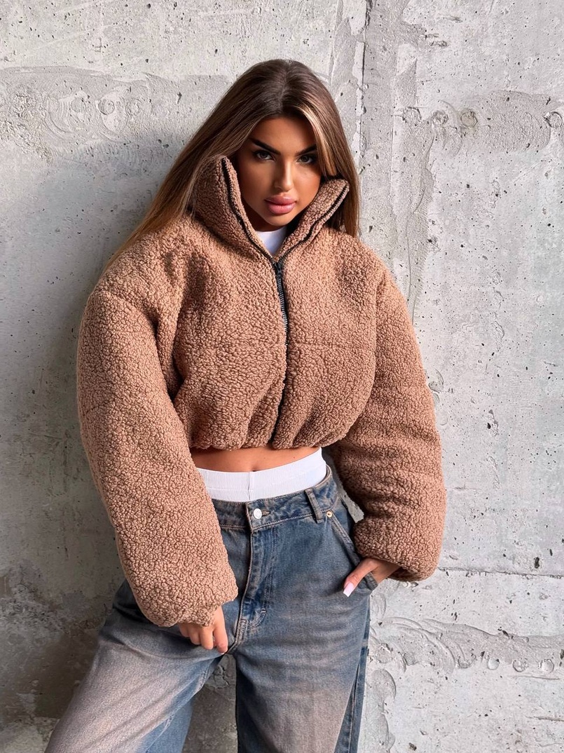 Курточка пуффер на блискавці | PUSHKA SHOP