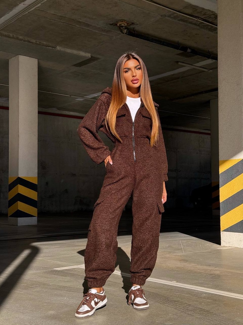 Теплий та мʼякий комбінезон Тедді на флісі Дуже приємний до тіла | PUSHKA SHOP