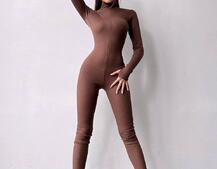 Облягаючий трикотажний комбінезон  | PUSHKA SHOP