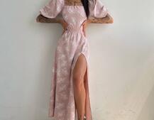 Улюблена сукня міді зі шнурівкою на спинці в нових кольорах Улюблена сукня міді зі шнурівкою на спинці в нових кольорах | PUSHKA SHOP