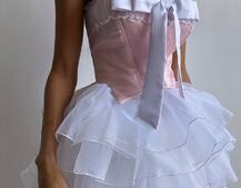 Комплект: корсет + пишна спідниця міні Комплект: корсет + пишна спідниця міні | PUSHKA SHOP