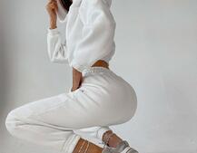 Тёплый базовый костюм на флисе с объемными капюшоном Тёплый базовый костюм на флисе с объемными капюшоном | PUSHKA SHOP